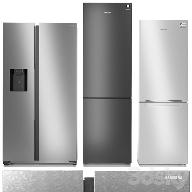 Samsung Refrigerator Set 5 3DS Max - thumbnail 1