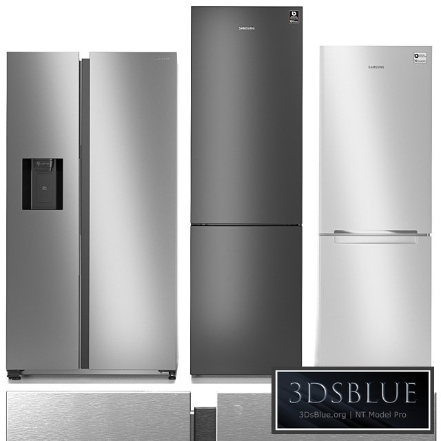 Samsung Refrigerator Set 5 3DS Max - thumbnail 3