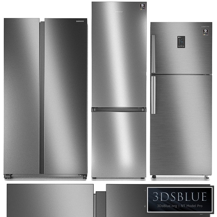 Samsung Refrigerator Set 6 3DS Max - thumbnail 3