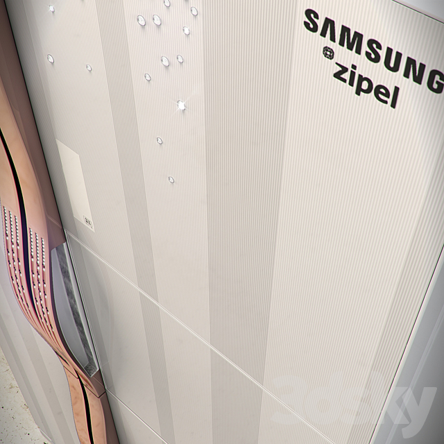 SAMSUNG RS26MBZBL1WH 3DSMax File - thumbnail 3