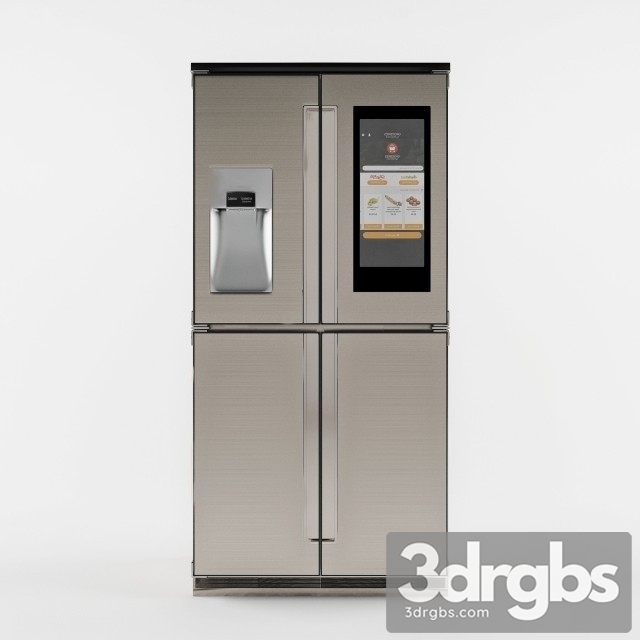 Samsung Smart Fridge 3dsmax Download - thumbnail 1