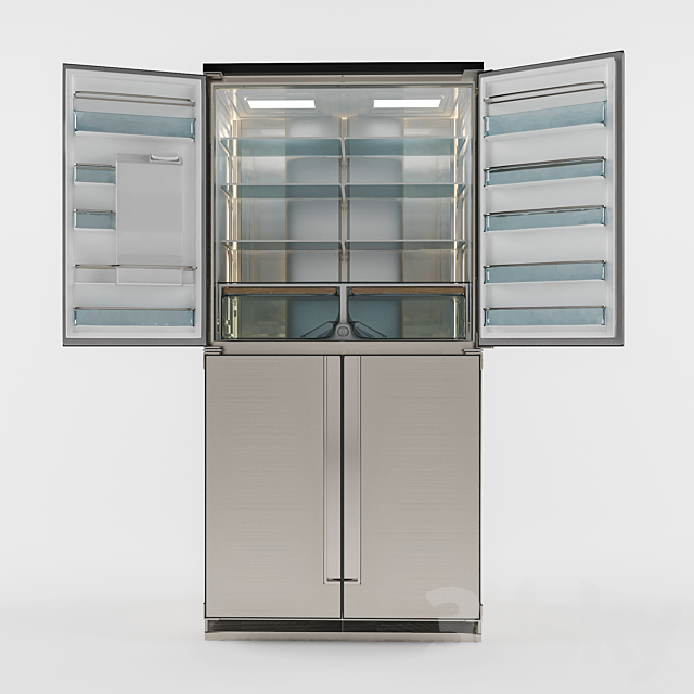 Samsung Smart Fridge 3DSMax File - thumbnail 2