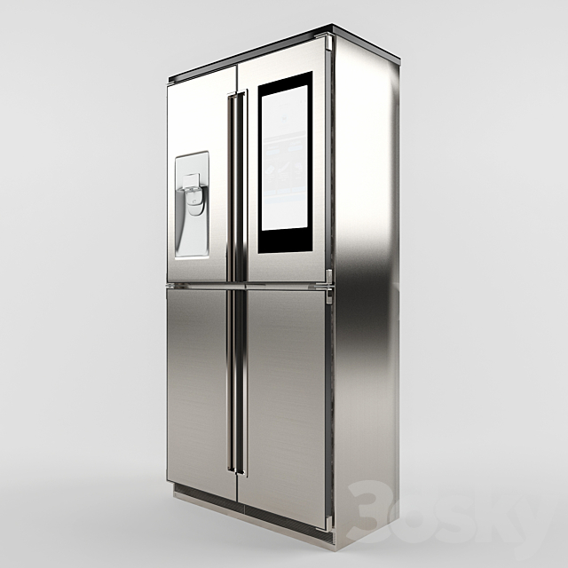 Samsung Smart Fridge 3DSMax File - thumbnail 3