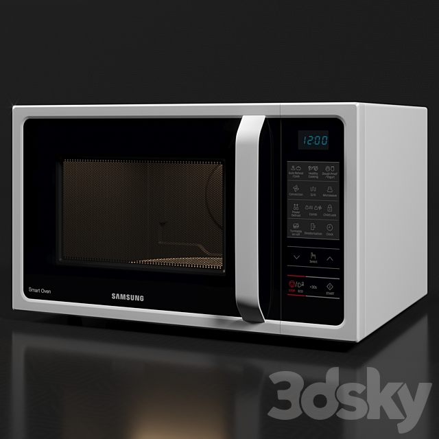 Samsung Smart Oven 3ds Max - thumbnail 1