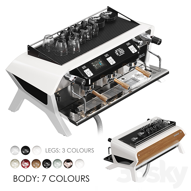 Sanremo F18 Coffee Machine 3DSMax File - thumbnail 1