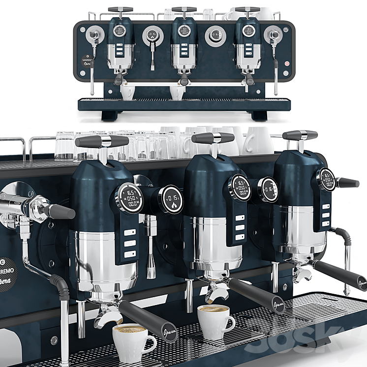 Sanremo Opera Coffee Machine 3DS Max - thumbnail 1