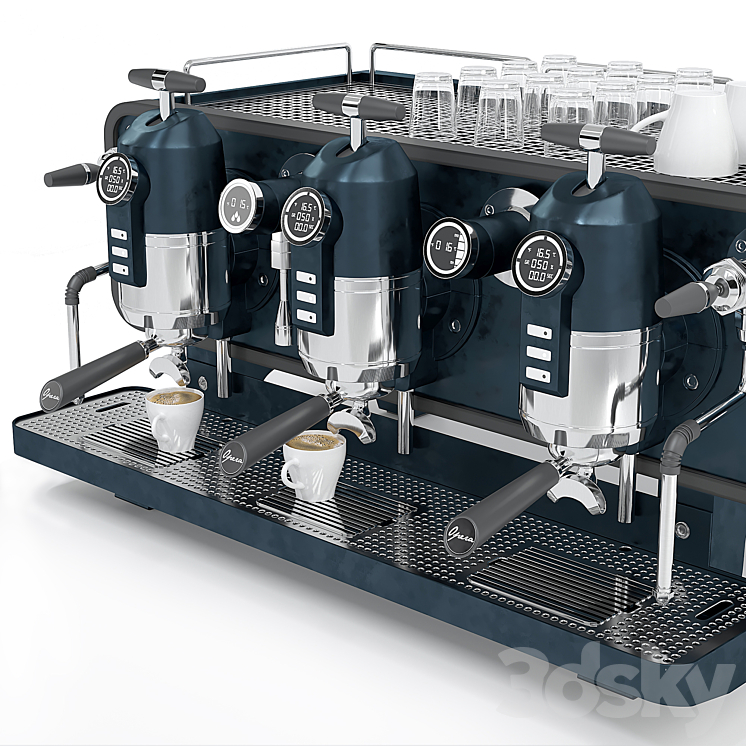 Sanremo Opera Coffee Machine 3DS Max - thumbnail 2