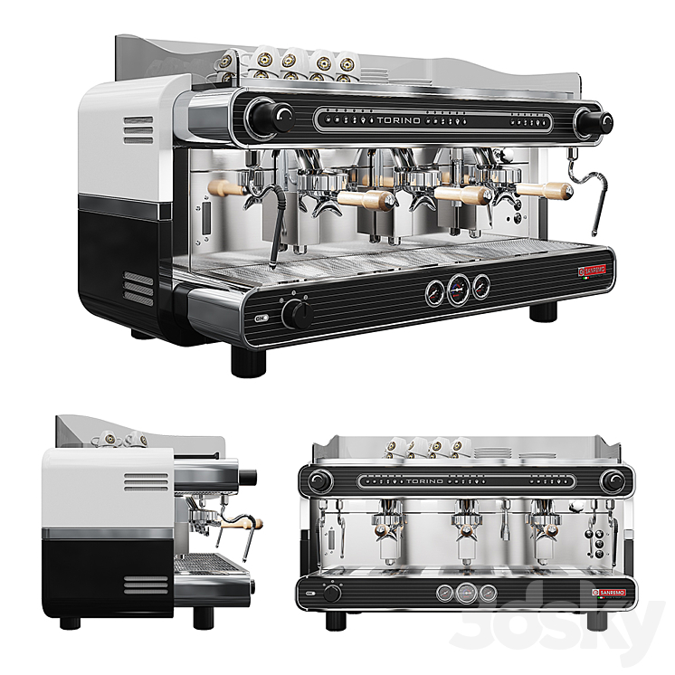 Sanremo torino coffee machine 3DS Max - thumbnail 1