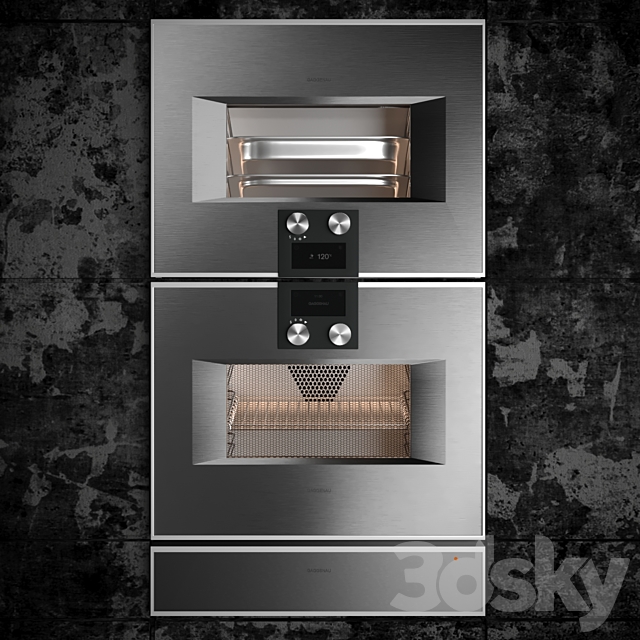 set Gaggenau 3ds Max - thumbnail 1