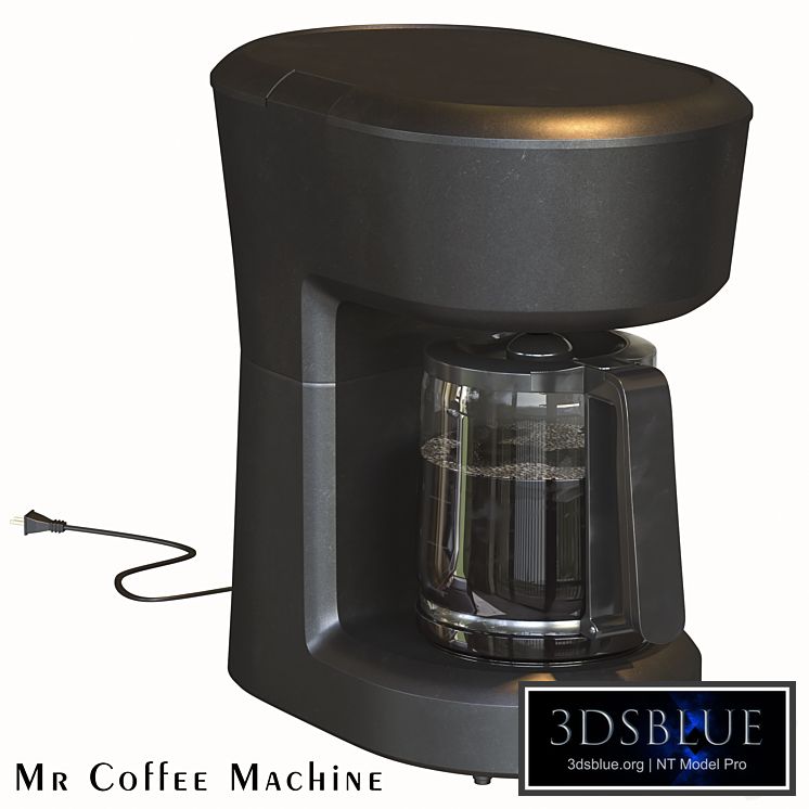 Set of Mr Coffee Machine 3DS Max - thumbnail 3