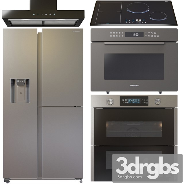 Set Samsung Appliance 3dsmax Download - thumbnail 1