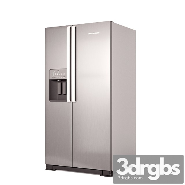 Side by side refrigerator 2 3dsmax Download - thumbnail 1