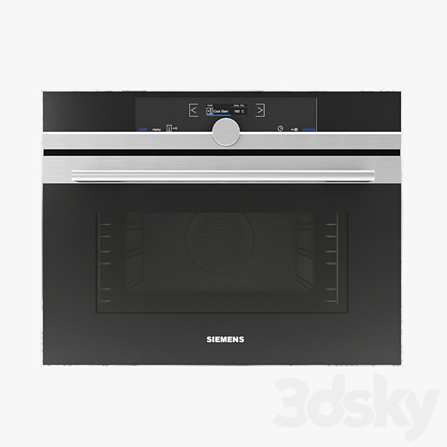 Siemens Compact oven iQ700 CB675G0S1 3ds Max - thumbnail 1