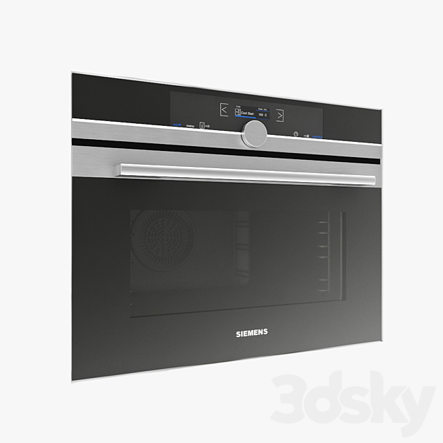 Siemens Compact oven iQ700 CB675G0S1 3ds Max - thumbnail 2