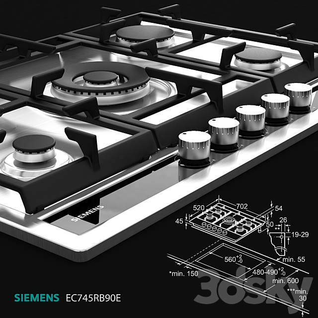 Siemens EC745RB90E 3DSMax File - thumbnail 2