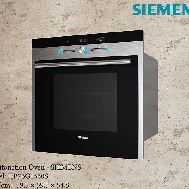 SIEMENS HB76G1560S 3DSMax File - thumbnail 1