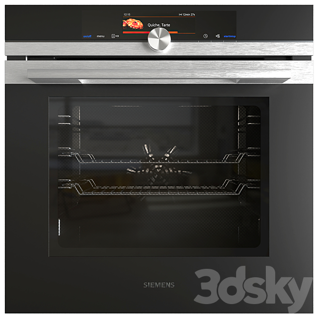 Siemens Kitchen Appliance Set 3DS Max Model - thumbnail 2