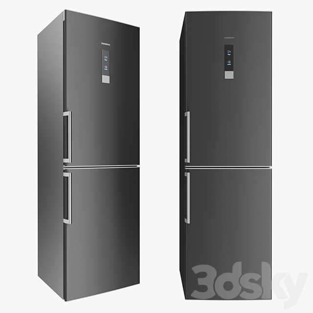 Siemens Refrigerator IQ700 KA92NLB35R 3ds Max - thumbnail 1