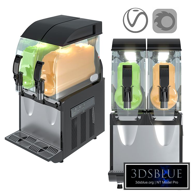 Slush machine SPM LUCE IPRO 2 M 3DS Max - thumbnail 3