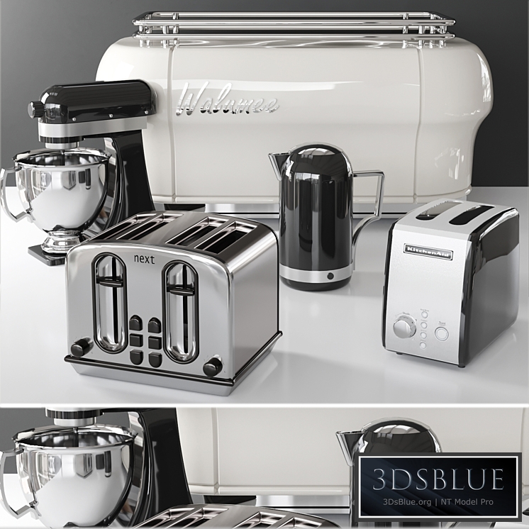 Small kitchen appliances collection 3DS Max - thumbnail 3