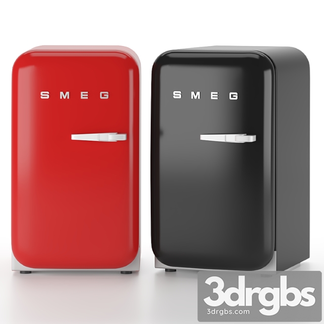 Smeg 50’s style fab5lrd3 refrigerator (minibar) - thumbnail 1