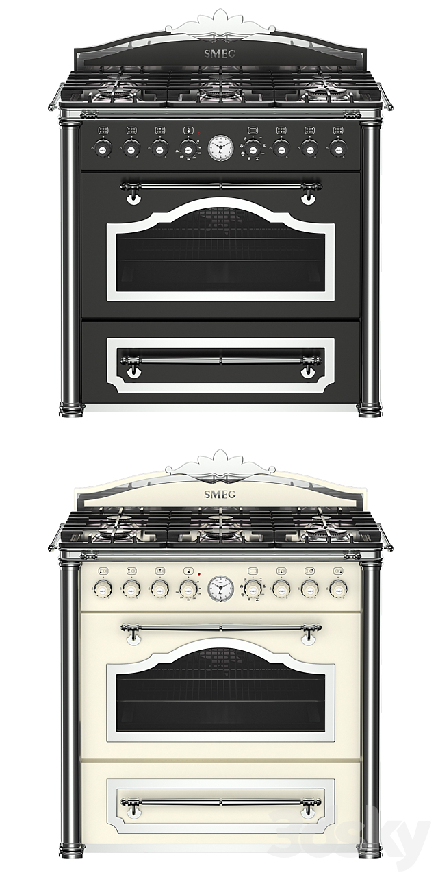 Smeg _ CC9GPX 3ds Max - thumbnail 3