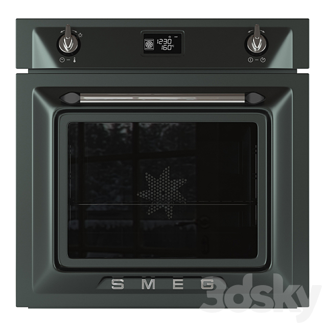 Smeg _ SF6922 oven 3DSMax File - thumbnail 2