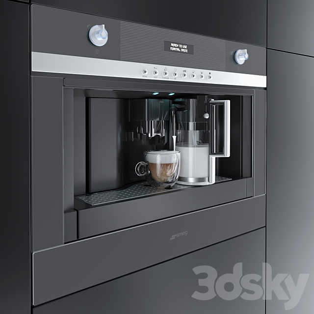 SMEG CMSC451NE 3DSMax File - thumbnail 2