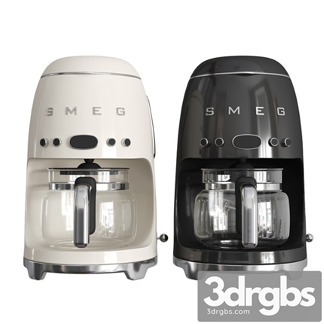 Smeg coffee machine 02 2 3dsmax Download - thumbnail 1