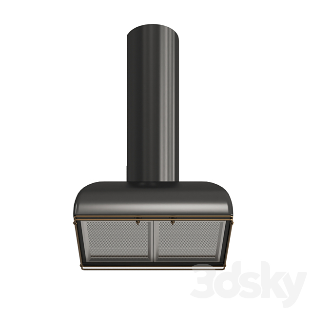 Smeg coloniale black 3DS Max Model - thumbnail 3