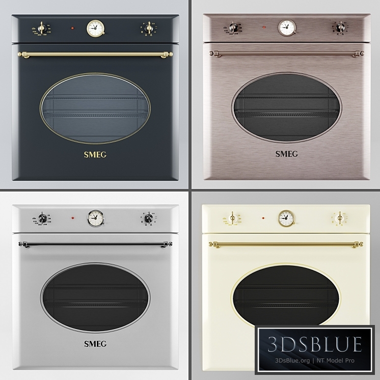 Smeg Coloniale Oven 3DS Max - thumbnail 3