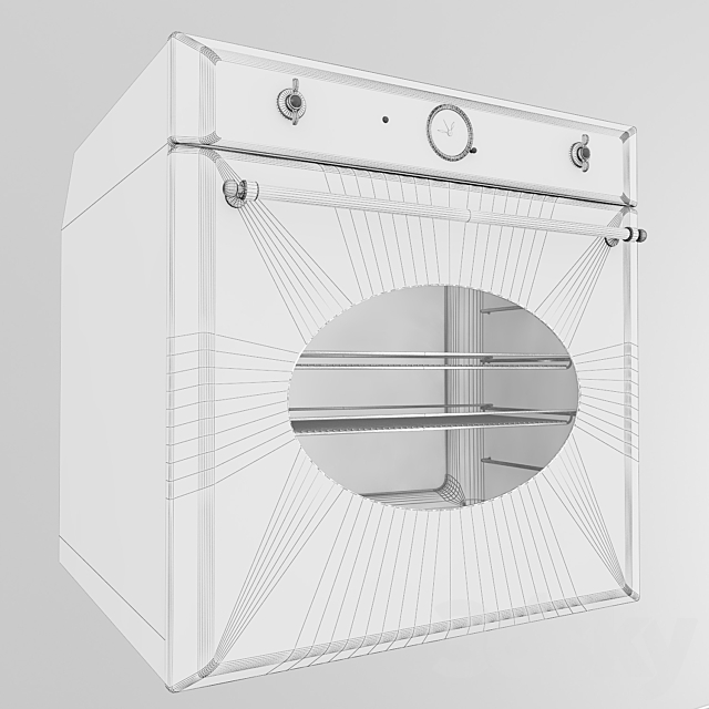 Smeg Coloniale Oven 3DSMax File - thumbnail 3