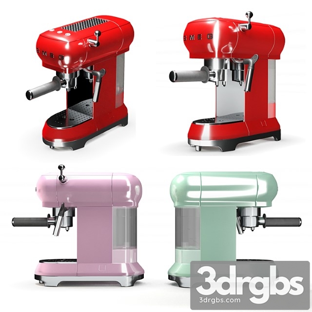 Smeg Espresso Coffee Machine 3dsmax Download - thumbnail 1