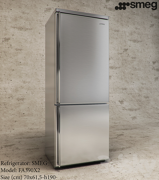 SMEG – FA390X2 3DSMax File - thumbnail 1