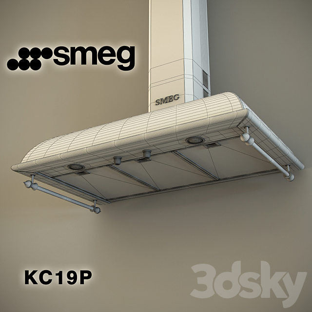 Smeg KC19P 3DSMax File - thumbnail 3