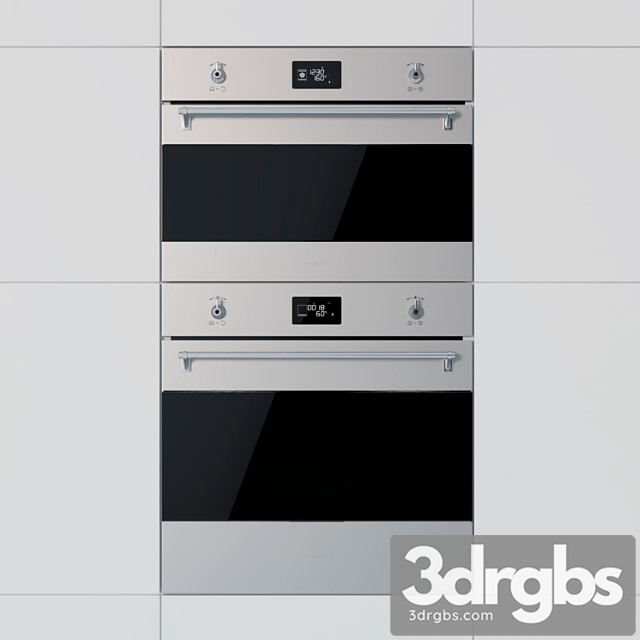 Smeg – oven sfp6390xe and compact oven sf4390mcx 2 3dsmax Download - thumbnail 1