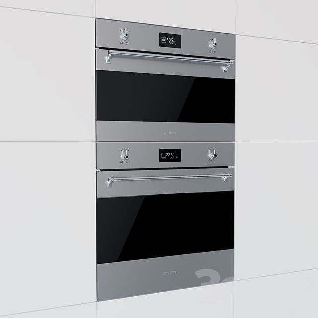 Smeg – oven SFP6390XE and compact oven SF4390MCX 3DSMax File - thumbnail 2