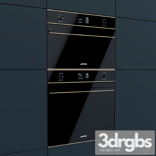 Smeg – oven sfp6603nre and compact oven sf4603mcnr 2 3dsmax Download - thumbnail 1