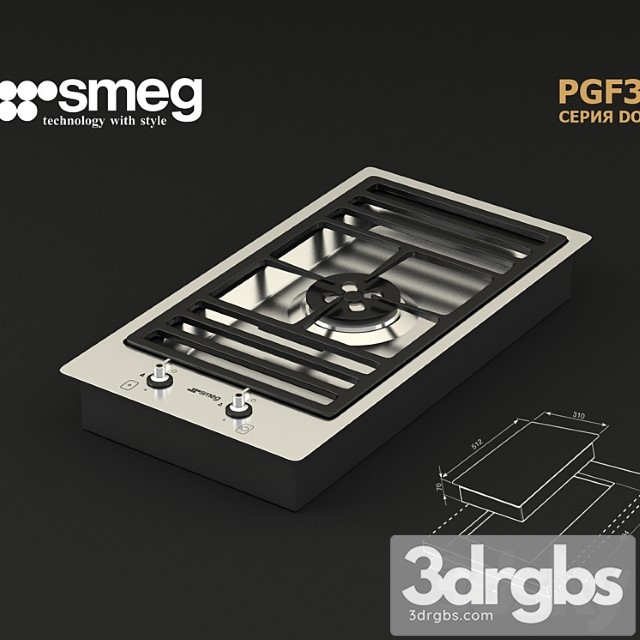 Smeg Pgf31g 3dsmax Download - thumbnail 1