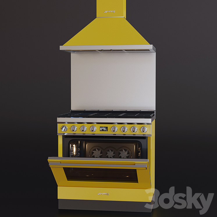 Smeg Portofino set 3DS Max - thumbnail 1