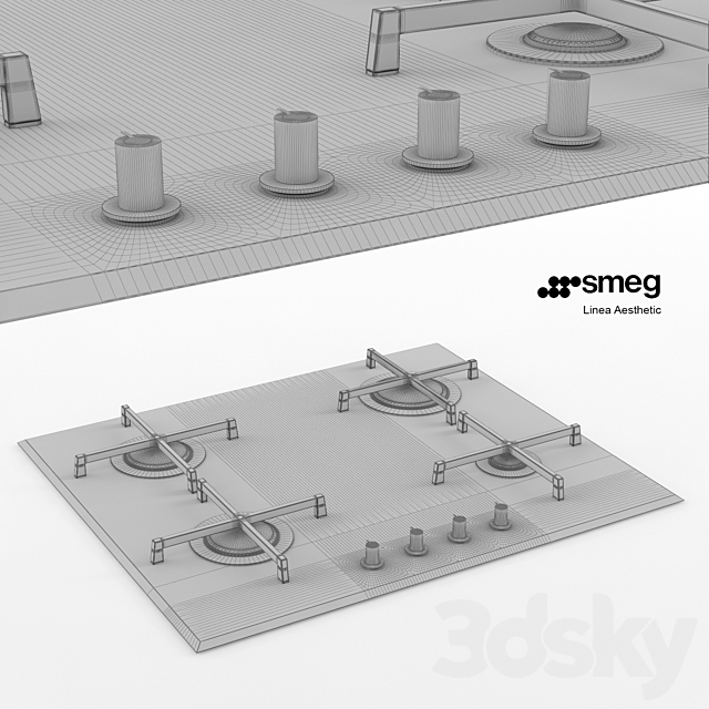 Smeg PV164N-1 3ds Max - thumbnail 2