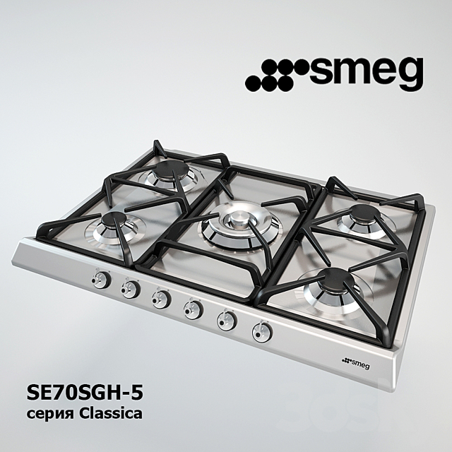 Smeg SE70SGH-5 3DSMax File - thumbnail 1