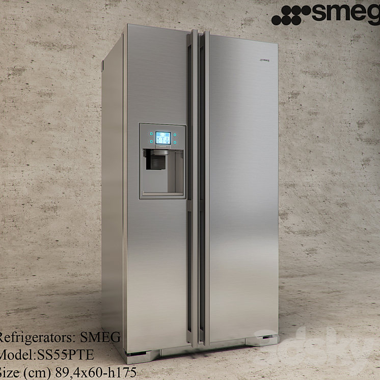 SMEG – SS55PTE 3DS Max - thumbnail 1