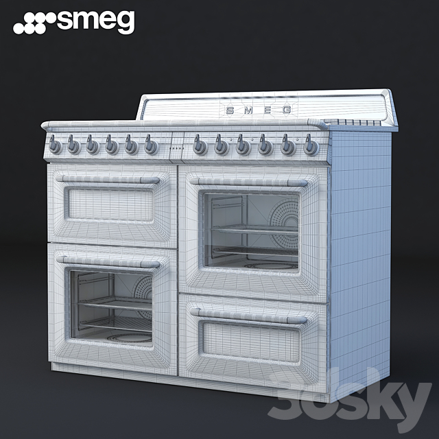 Smeg Victoria Aesthetic TR4110P1 3ds Max - thumbnail 3