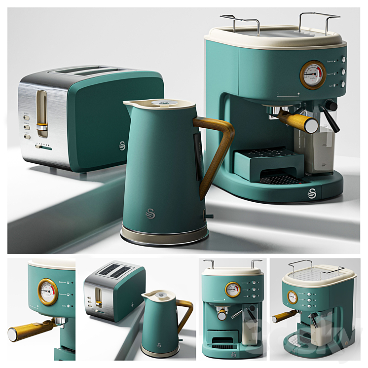 Swan Appliances (Nordic) 3DS Max - thumbnail 2