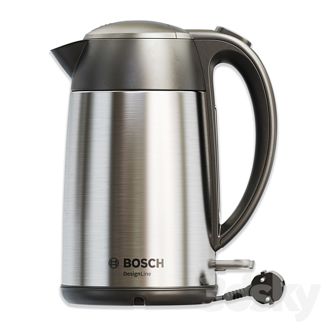 Teapot BOSCH_TWK3P420 _ Electric kettle BOSCH_TWK3P420 3DS Max Model - thumbnail 4