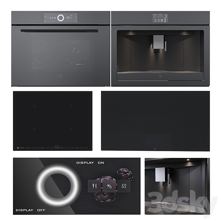 V-ZUG Appliance Set 1 3DS Max - thumbnail 1