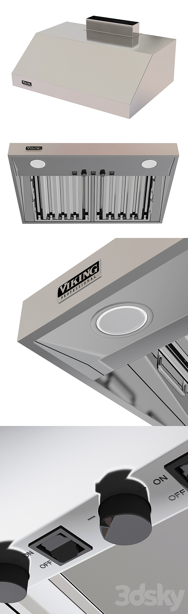 VIKING Ventilation VWH53012 3ds Max - thumbnail 2