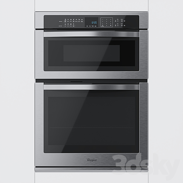 Whirpool – Combined Oven WOC54EC7AS 3ds Max - thumbnail 1