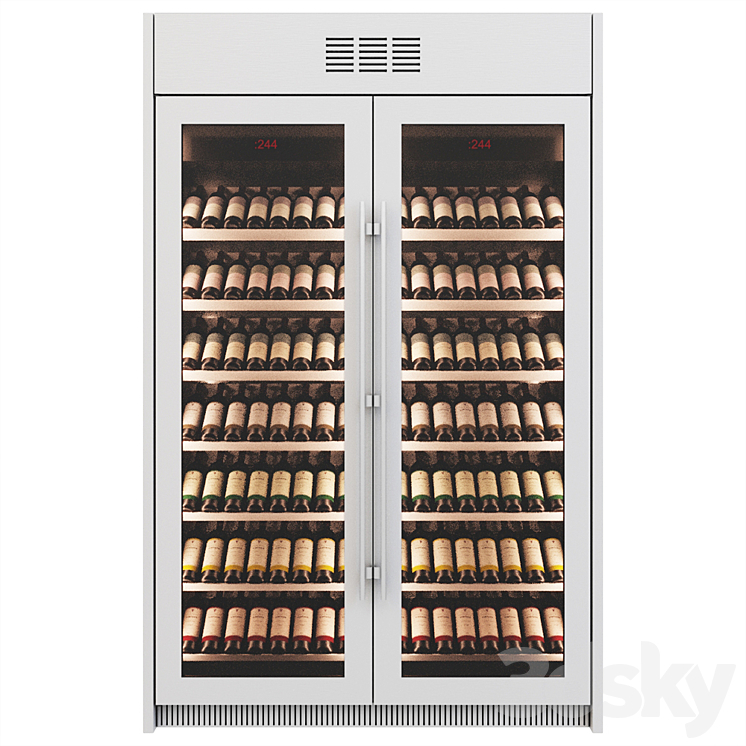 Wine cabinet 3DS Max - thumbnail 1